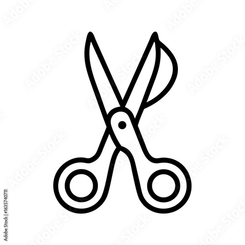Scissors Icon for Creativity and Crafting Topics