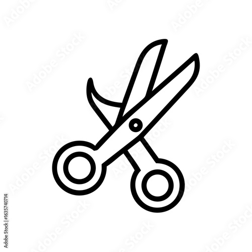 Scissors Icon for Creativity and Crafting Topics