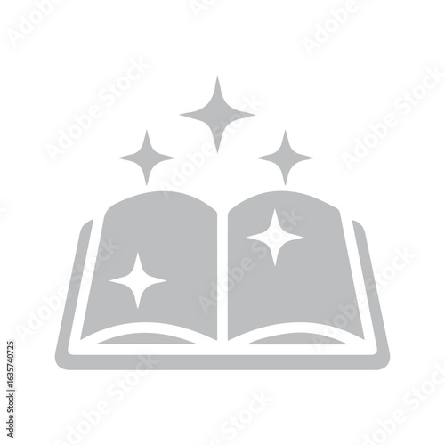 Book magic manual icon