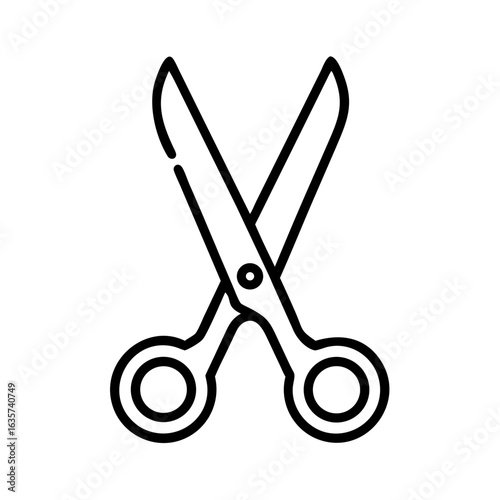 Scissors Icon for Creativity and Crafting Topics