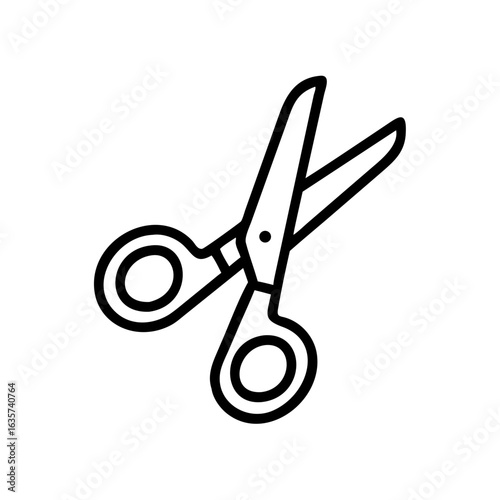 Scissors Icon for Creativity and Crafting Topics