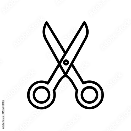 Scissors Icon for Creativity and Crafting Topics