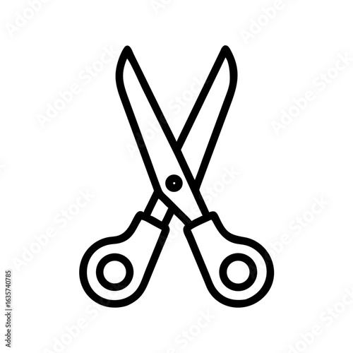 Scissors Icon for Creativity and Crafting Topics