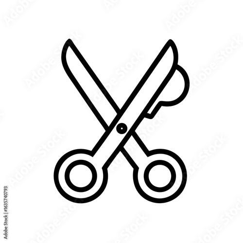 Scissors Icon for Creativity and Crafting Topics