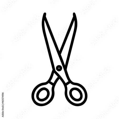 Scissors Icon for Creativity and Crafting Topics