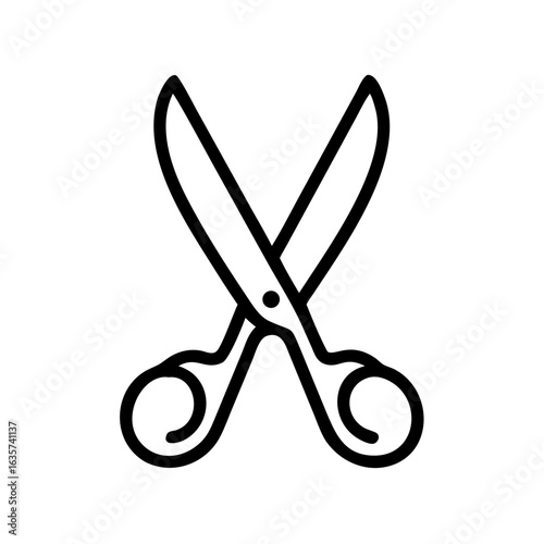 Scissors Icon for Creativity and Crafting Topics
