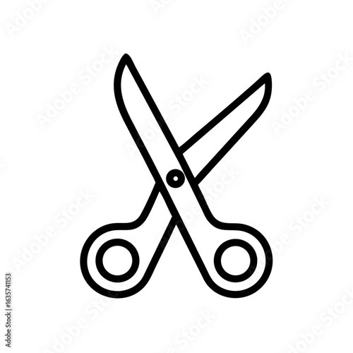 Scissors Icon for Creativity and Crafting Topics