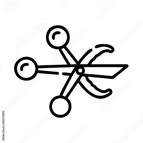 Scissors Icon for Creativity and Crafting Topics