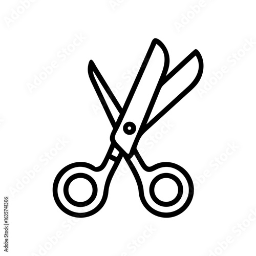 Scissors Icon for Creativity and Crafting Topics