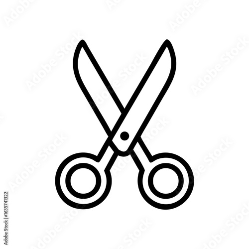 Scissors Icon for Creativity and Crafting Topics