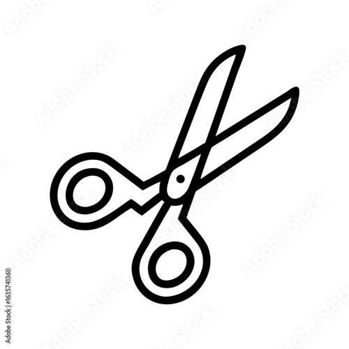 Scissors Icon for Creativity and Crafting Topics
