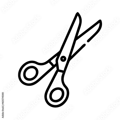 Scissors Icon for Creativity and Crafting Topics