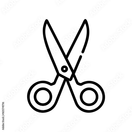 Scissors Icon for Creativity and Crafting Topics
