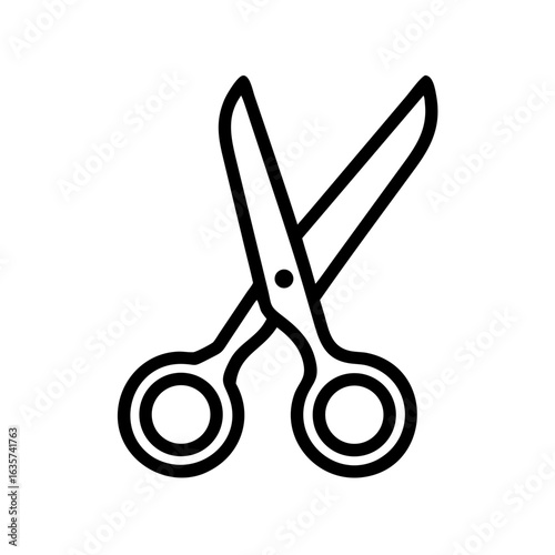 Scissors Icon for Creativity and Crafting Topics
