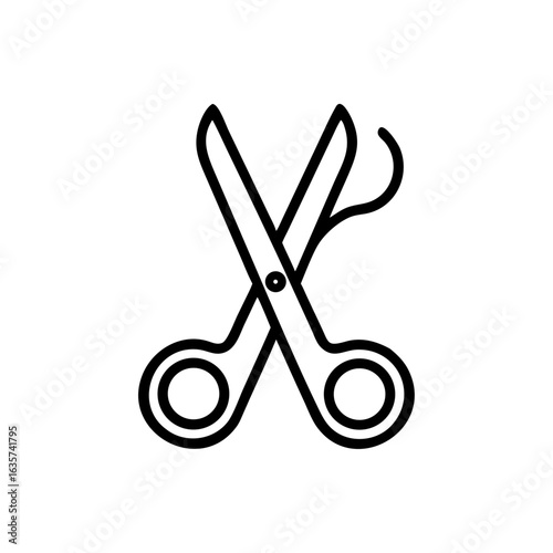 Scissors Icon for Creativity and Crafting Topics