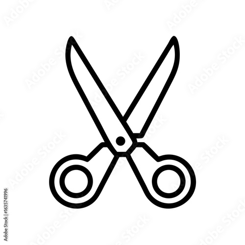 Scissors Icon for Creativity and Crafting Topics