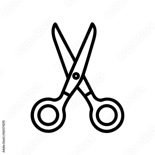 Scissors Icon for Creativity and Crafting Topics