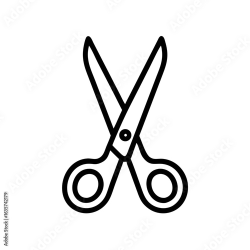 Scissors Icon for Creativity and Crafting Topics