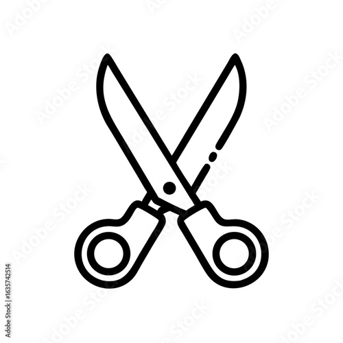 Scissors Icon for Creativity and Crafting Topics