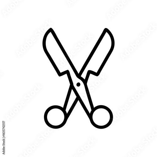 Scissors Icon for Creativity and Crafting Topics