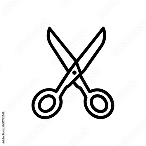 Scissors Icon for Creativity and Crafting Topics