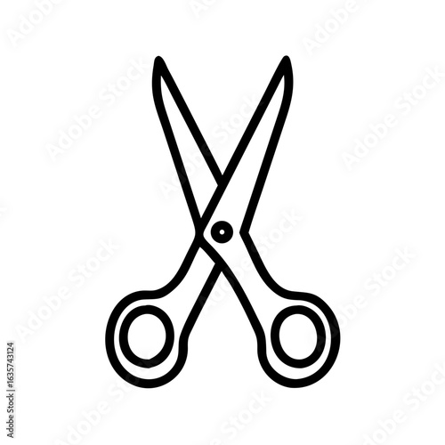 Scissors Icon for Creativity and Crafting Topics
