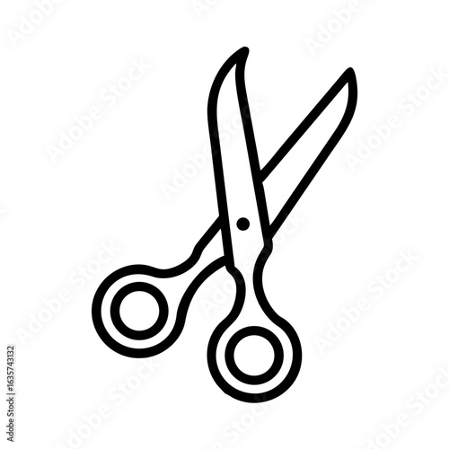 Scissors Icon for Creativity and Crafting Topics