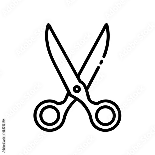 Scissors Icon for Creativity and Crafting Topics