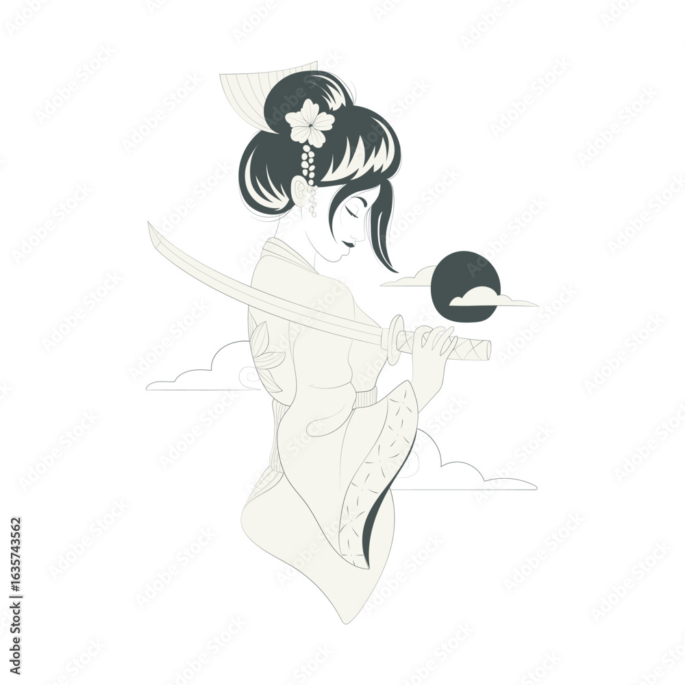 Fototapeta premium Hands Drawn Artline Illustrations EPS vector File for Downloads