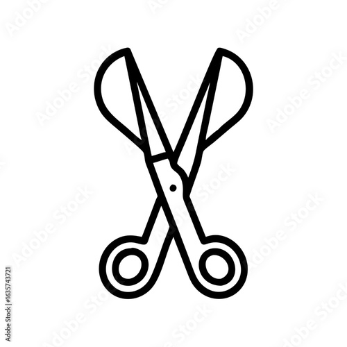 Scissors Icon for Creativity and Crafting Topics