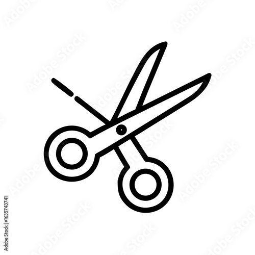 Scissors Icon for Creativity and Crafting Topics