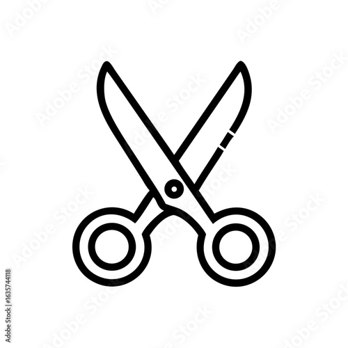Scissors Icon for Creativity and Crafting Topics