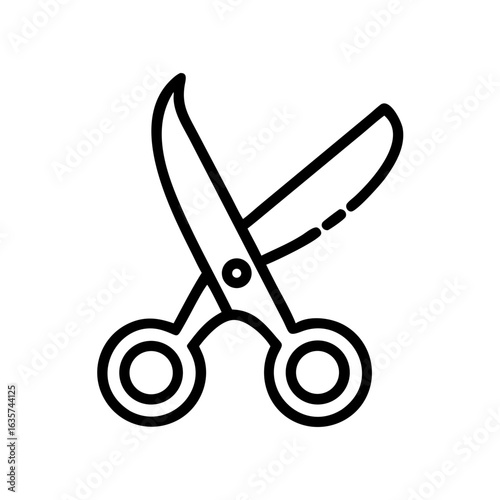 Scissors Icon for Creativity and Crafting Topics