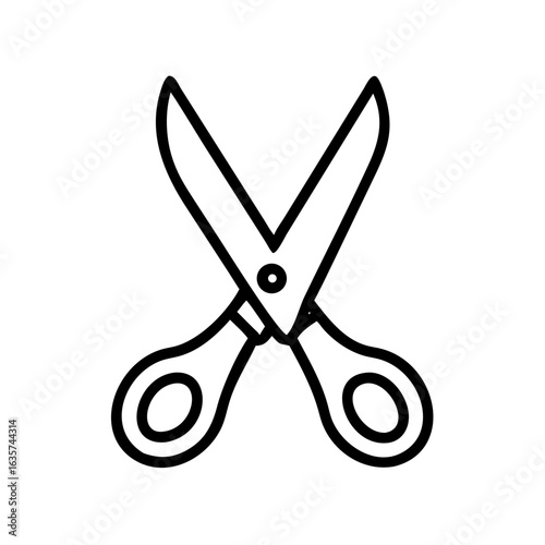Scissors Icon for Creativity and Crafting Topics