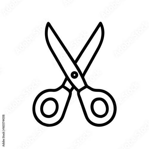 Scissors Icon for Creativity and Crafting Topics