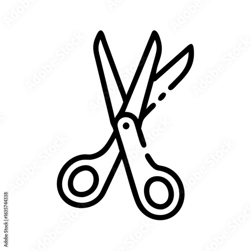 Scissors Icon for Creativity and Crafting Topics