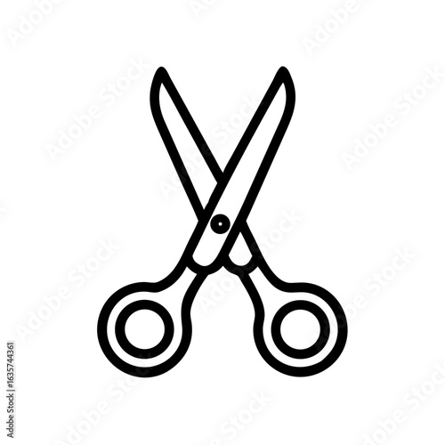 Scissors Icon for Creativity and Crafting Topics