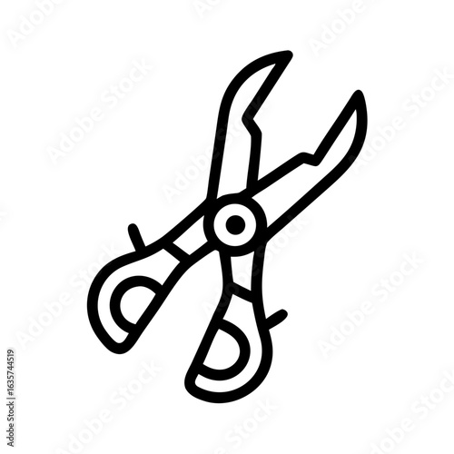 Scissors Icon for Creativity and Crafting Topics