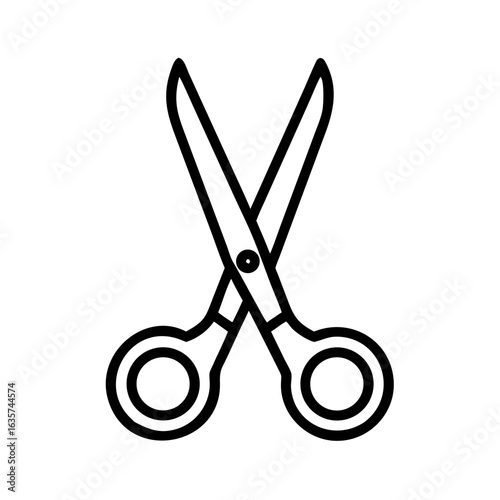 Scissors Icon for Creativity and Crafting Topics