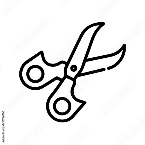Scissors Icon for Creativity and Crafting Topics