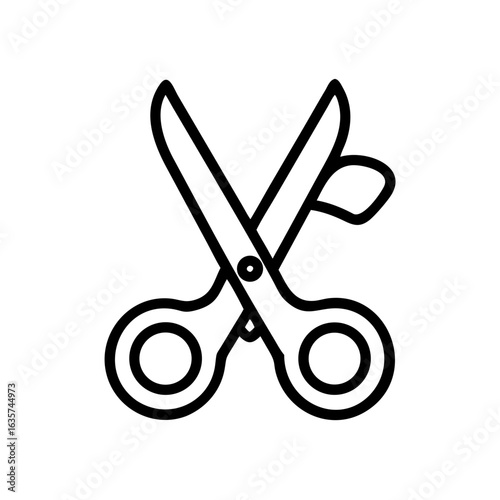 Scissors Icon for Creativity and Crafting Topics