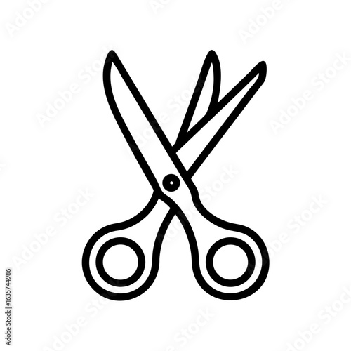 Scissors Icon for Creativity and Crafting Topics