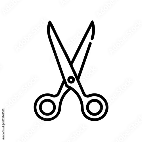 Scissors Icon for Creativity and Crafting Topics