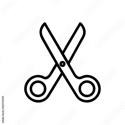 Scissors Icon for Creativity and Crafting Topics