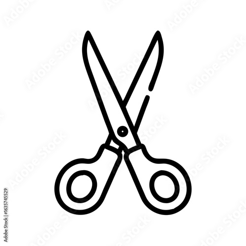 Scissors Icon for Creativity and Crafting Topics