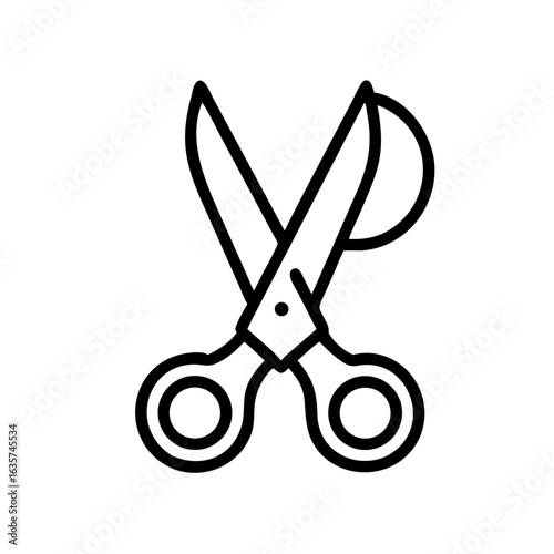Scissors Icon for Creativity and Crafting Topics
