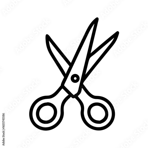 Scissors Icon for Creativity and Crafting Topics