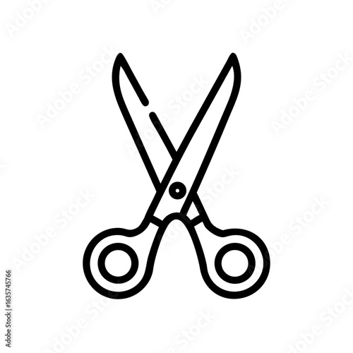 Scissors Icon for Creativity and Crafting Topics
