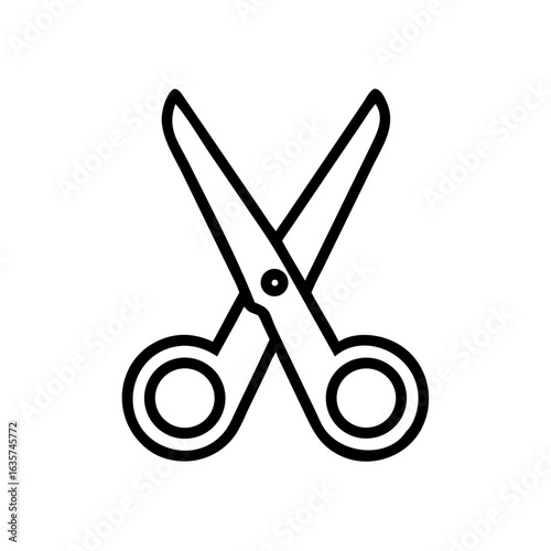 Scissors Icon for Creativity and Crafting Topics