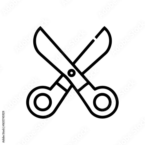Scissors Icon for Creativity and Crafting Topics